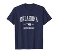 Oklahoma Ok Athletic Sports T-Shirt - Minimalist Print for Adults - T-Shirt, Sweatshirt, Hoodie