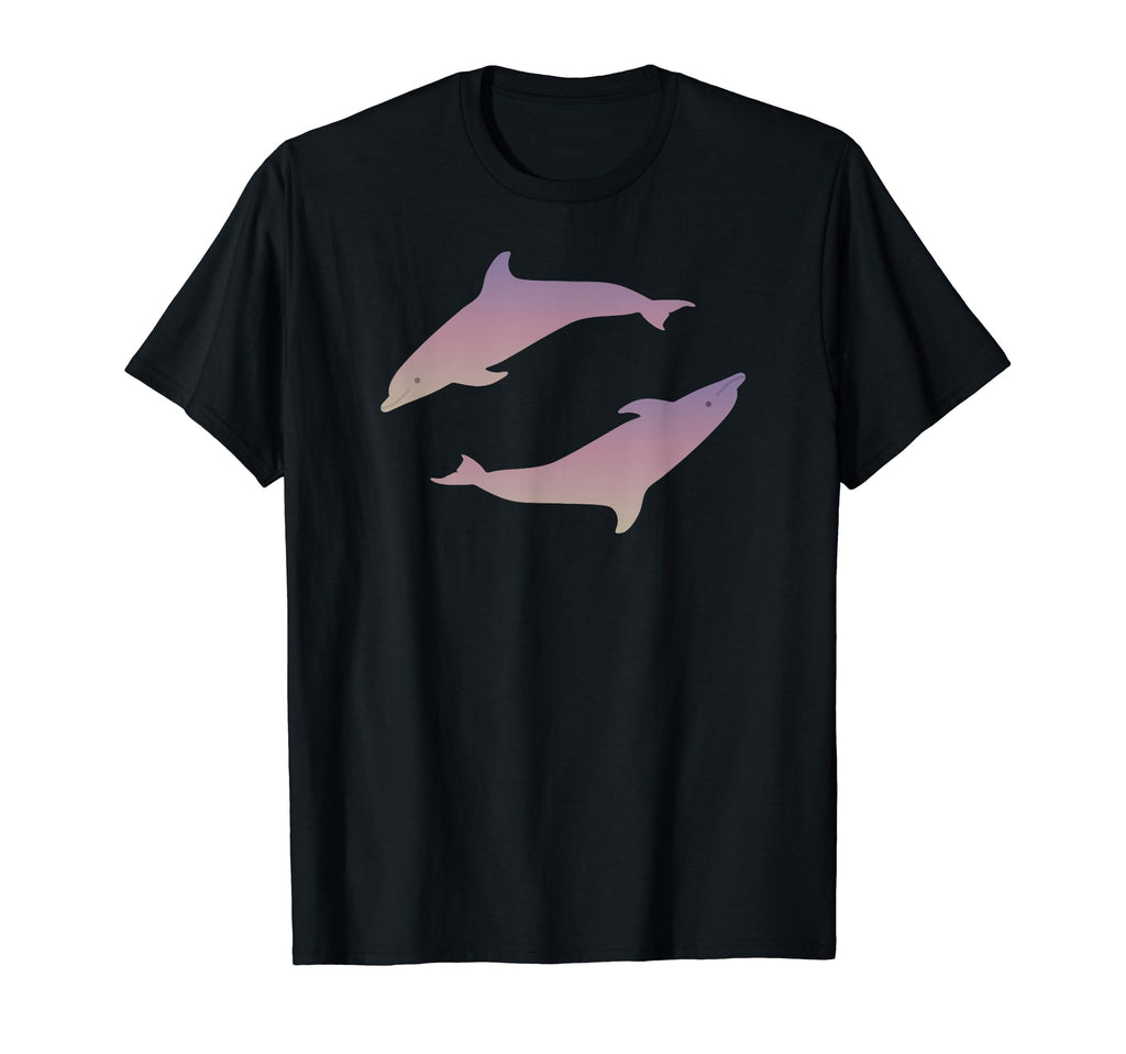 Dolphin Vaporwave Aesthetic T-Shirt - Aesthetic Graphic Men Women - T-Shirt, Sweatshirt, Hoodie