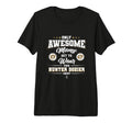 Hunter Dozier Awesome Moms Tri Blend T-Shirt - Fun Novelty Design Men Women - T-Shirt, Sweatshirt, Hoodie