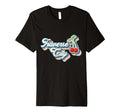 Traverse City 70S 80S Typography And Red T-Shirt - Custom Art Print Unisex - T-Shirt, Sweatshirt, Hoodie