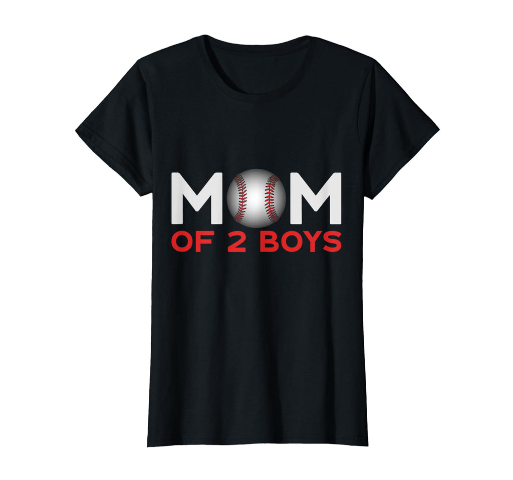Mom 2 Baseball Mothers Day T-Shirt - Novelty Apparel for Adults - T-Shirt, Sweatshirt, Hoodie