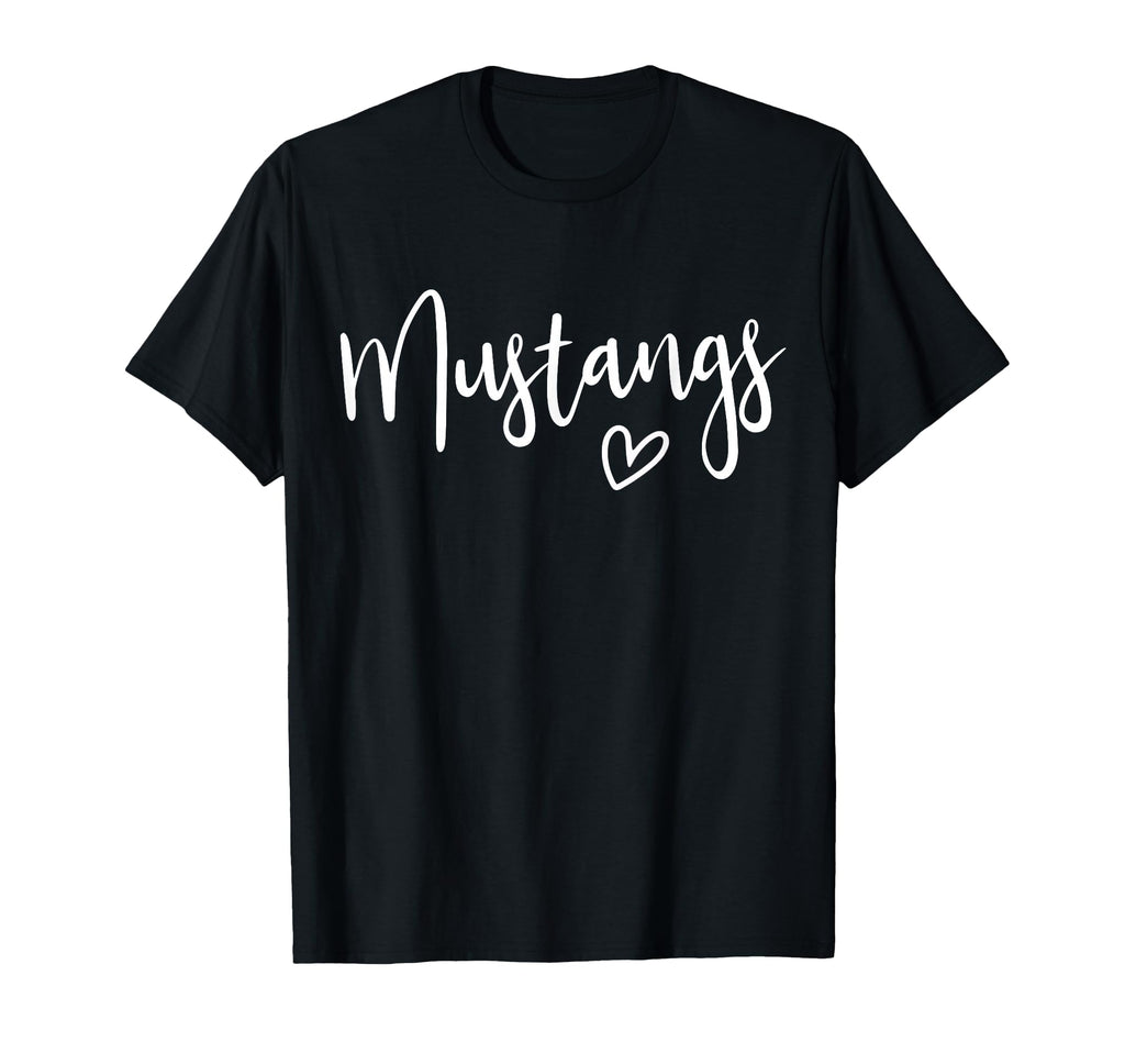 Mustangs School Mustangs Sports T-Shirt - Casual Everyday Wear for Adults - T-Shirt, Sweatshirt, Hoodie