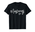 Mustangs School Mustangs Sports T-Shirt - Casual Everyday Wear for Adults - T-Shirt, Sweatshirt, Hoodie