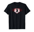 Backwards K Baseball Pitcher Strikeout T-Shirt - Trendy Graphic Men Women - T-Shirt, Sweatshirt, Hoodie
