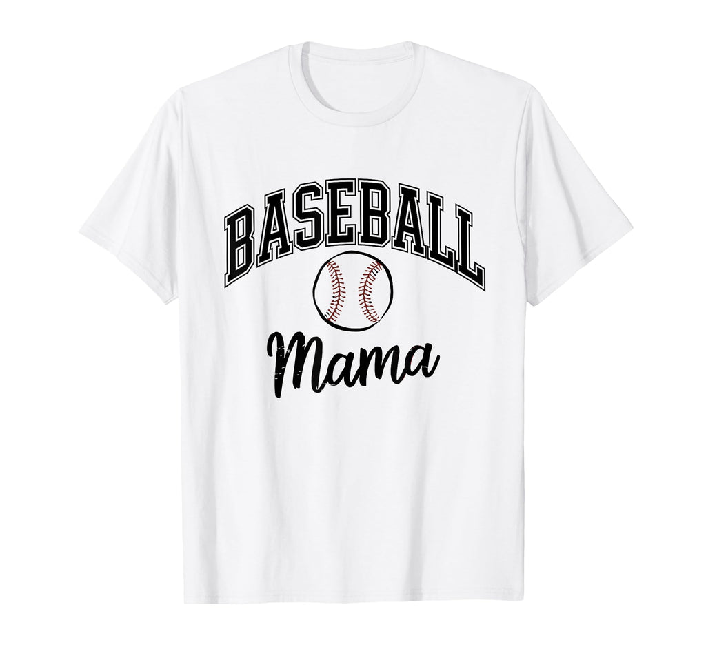 Baseball Mama Sports Enthusiast T-Shirt - Unique Graphic for Adults - T-Shirt, Sweatshirt, Hoodie