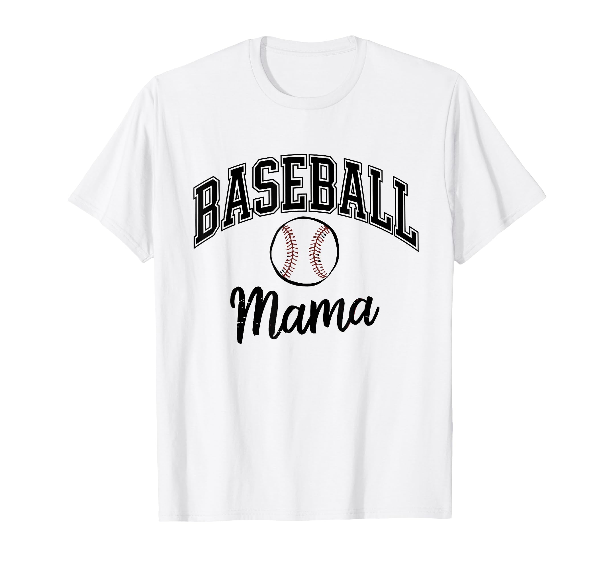Baseball Mama Sports Enthusiast T-Shirt - Unique Graphic for Adults - T-Shirt, Sweatshirt, Hoodie
