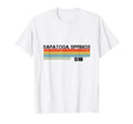 Saratoga Springs Stripes T-Shirt - Fun Novelty Design for Adults - T-Shirt, Sweatshirt, Hoodie