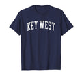 Key West Florida Varsity Arched Text T-Shirt - Aesthetic Graphic Unisex - T-Shirt, Sweatshirt, Hoodie
