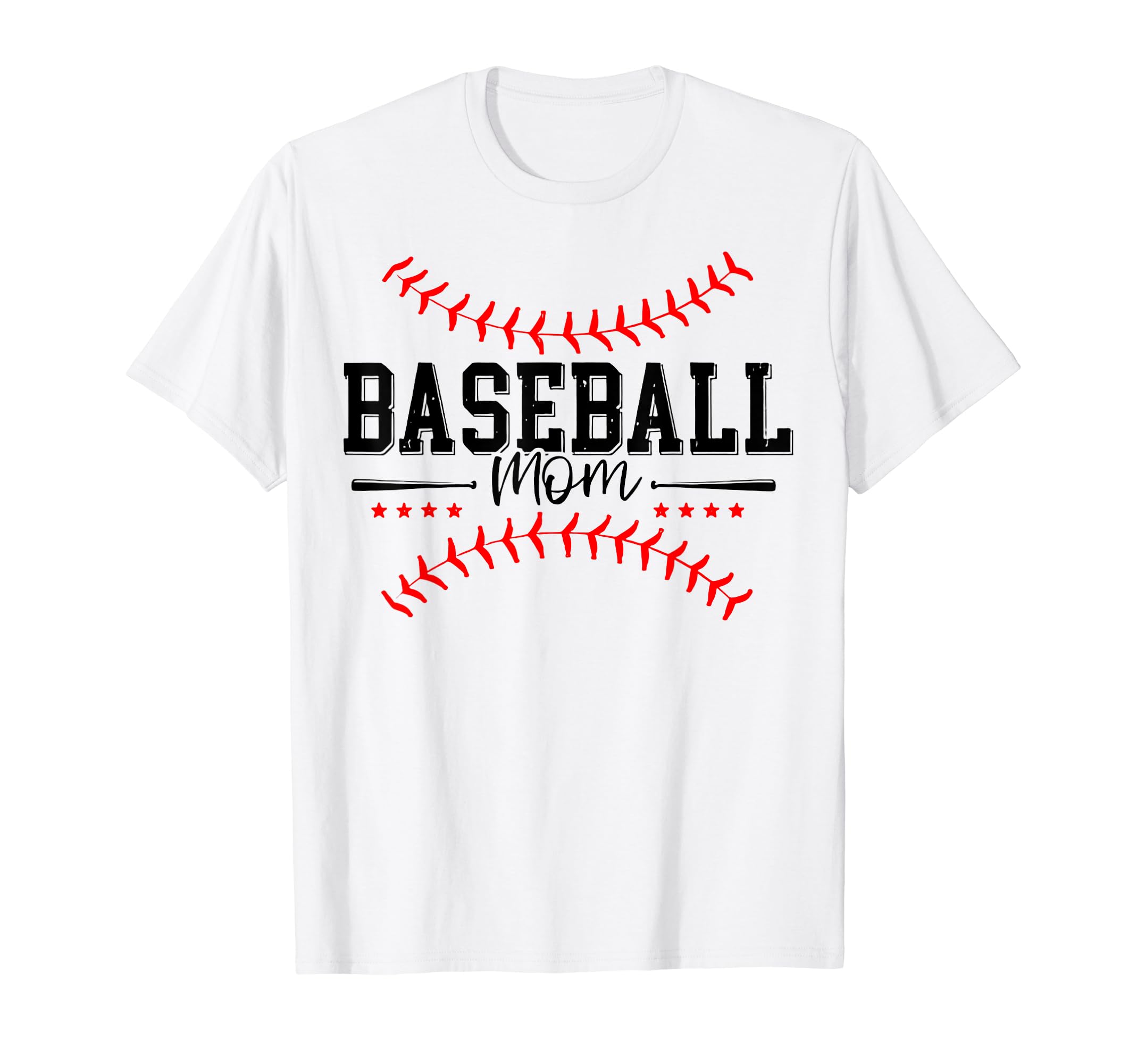 Baseball Mom Mothers Day T-Shirt - Custom Art Print Unisex - T-Shirt, Sweatshirt, Hoodie