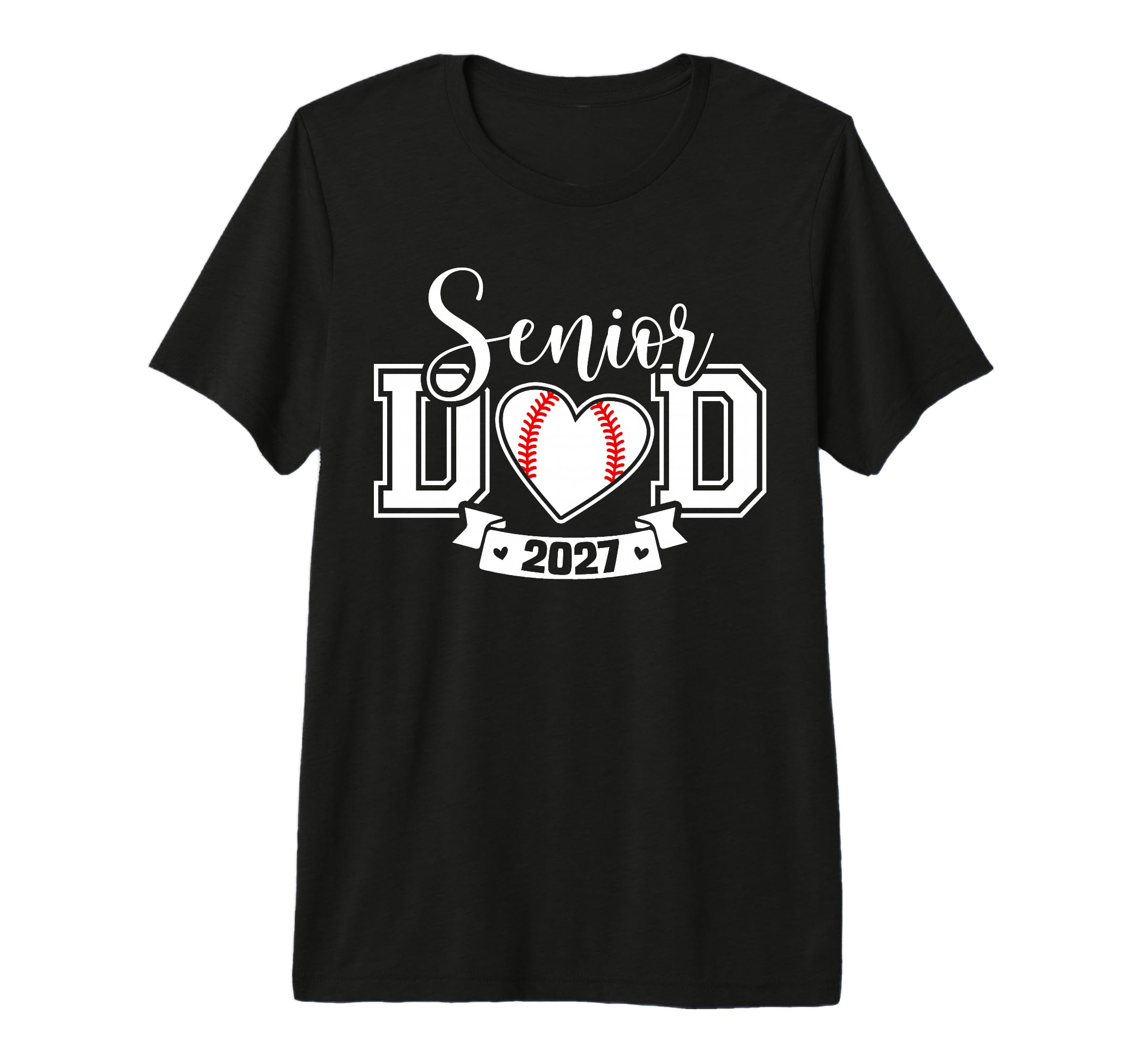 Mens Senior Baseball Dad Class 2027 T-Shirt - Custom Art Print Unisex - T-Shirt, Sweatshirt, Hoodie