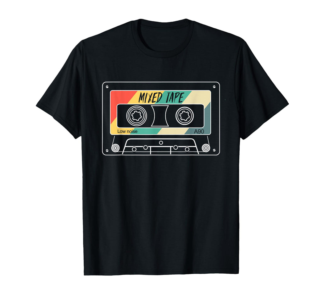 80S Cassette Tape Mixed Tape T-Shirt - Unique Graphic Men Women - T-Shirt, Sweatshirt, Hoodie