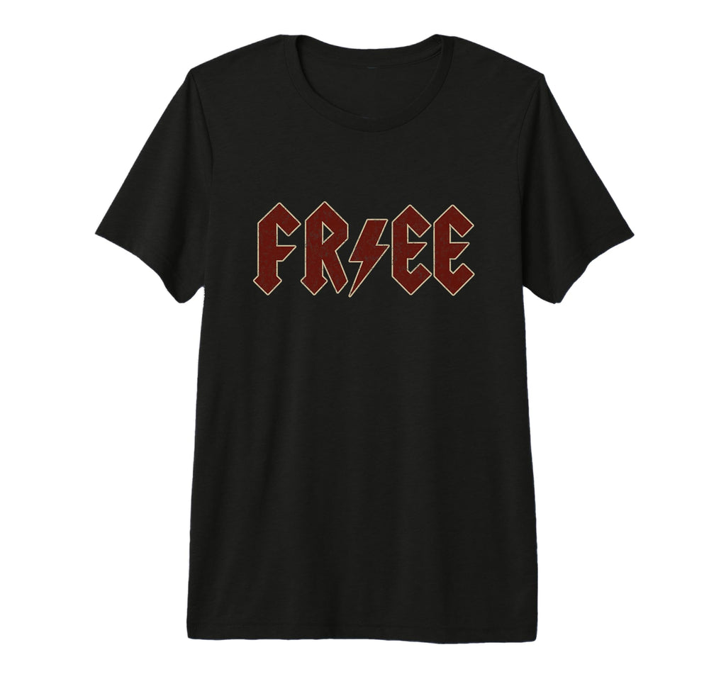 Free Lightning Bolt Rock Band Patriotic T-Shirt - Unique Graphic Men Women - T-Shirt, Sweatshirt, Hoodie