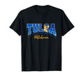 Tulsa Golden Driller Inside Varsity T-Shirt - Novelty Apparel Unisex - T-Shirt, Sweatshirt, Hoodie