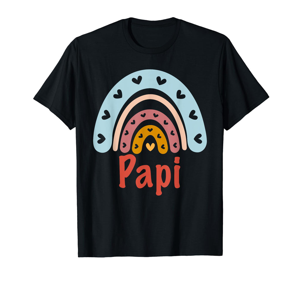 Papi Birthday Rainbow Boho Papi T-Shirt - Casual Everyday Wear Unisex - T-Shirt, Sweatshirt, Hoodie
