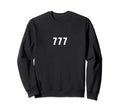 Angel Number 777 Distressed Sweatshirt - Custom Art Print Men Women - T-Shirt, Sweatshirt, Hoodie