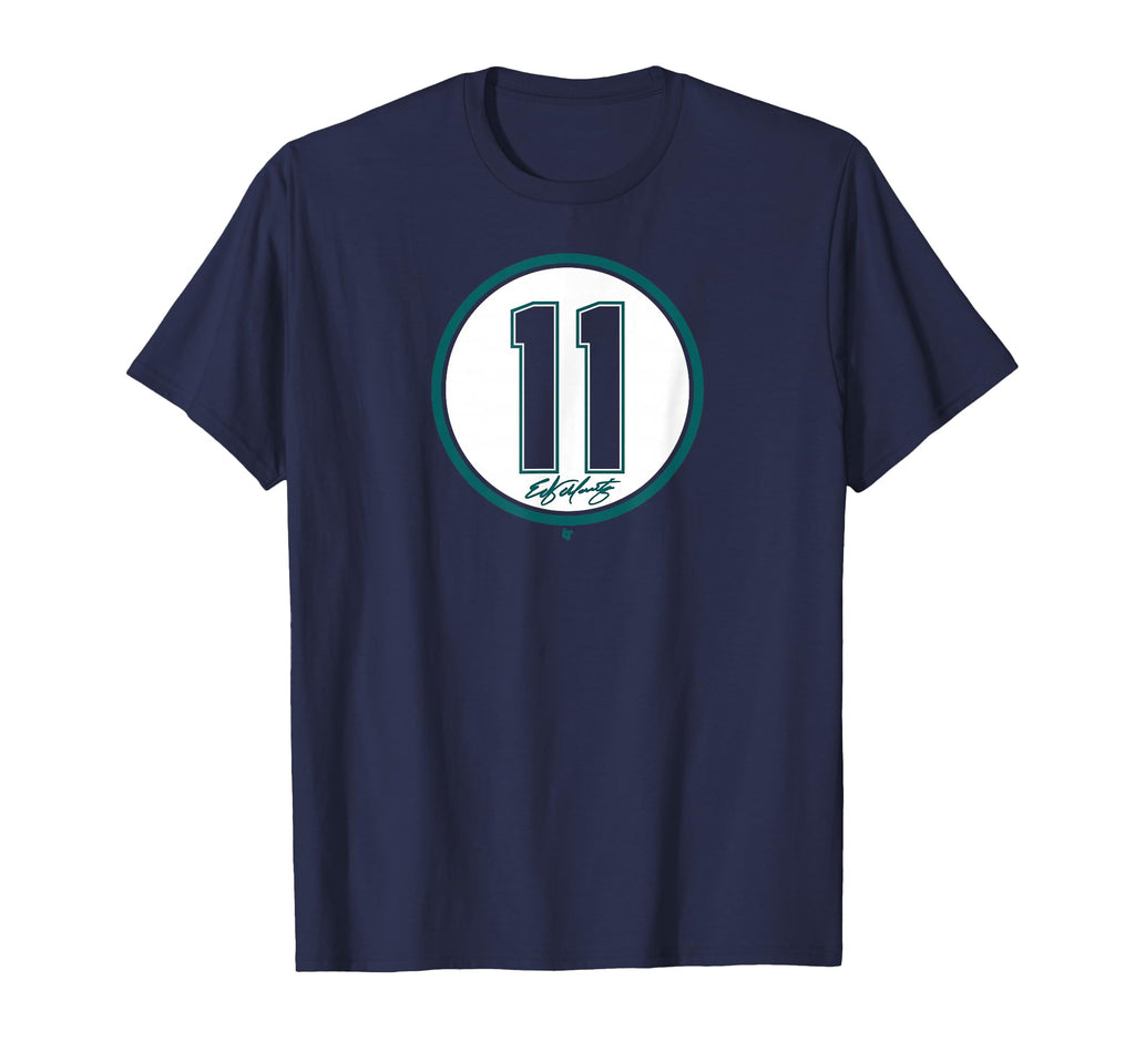 Edgar Martinez Number Circle T-Shirt - Casual Everyday Wear for Adults - T-Shirt, Sweatshirt, Hoodie