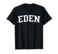 Eden Nc Distressed White Varsity T-Shirt - Custom Art Print Men Women - T-Shirt, Sweatshirt, Hoodie