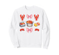 Crawfish Boil Coquette Bow Y2K Sweatshirt - Graphic Print for Adults - T-Shirt, Sweatshirt, Hoodie