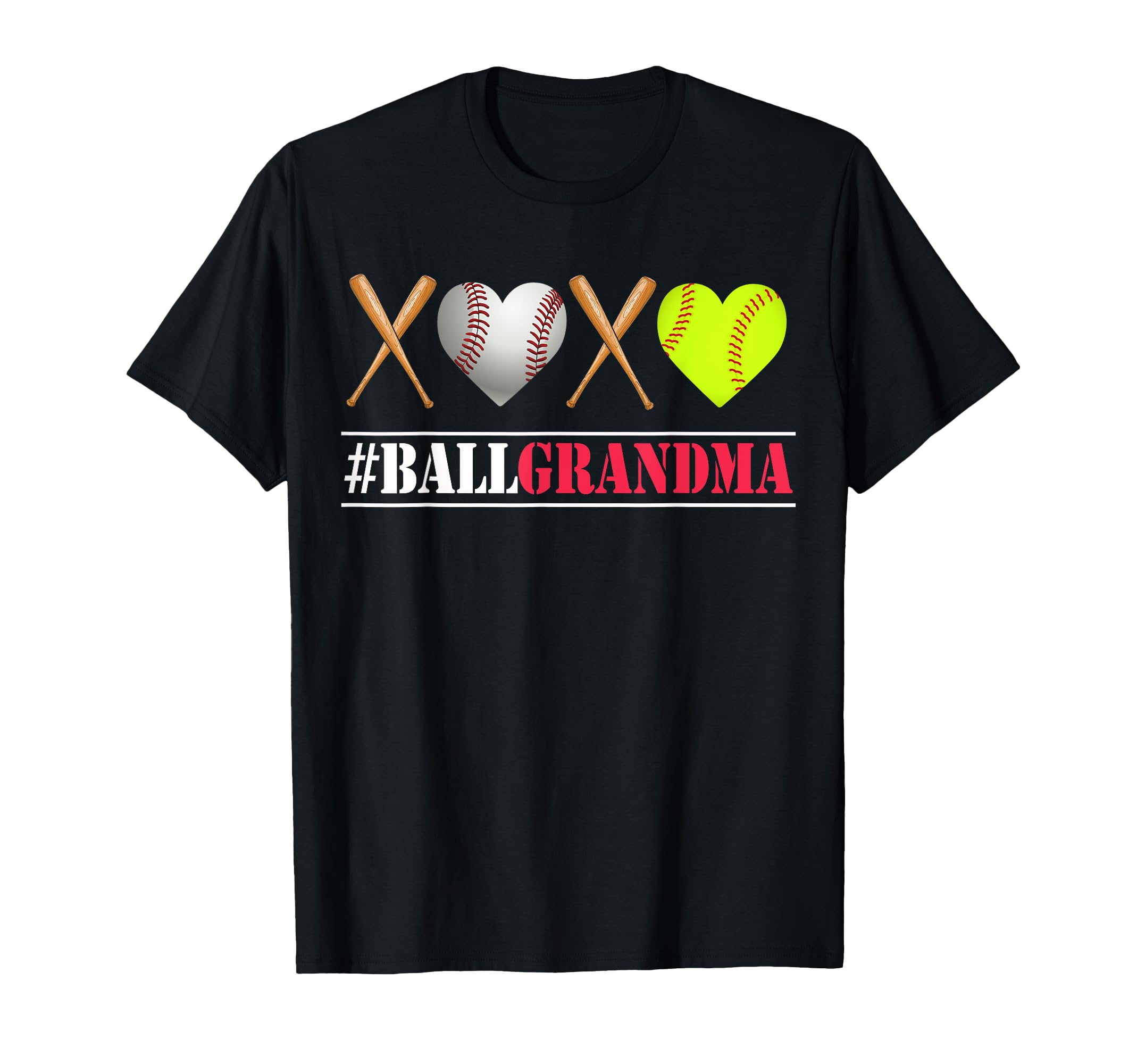Ball Grandma Softball Grandma Baseball T-Shirt - Aesthetic Graphic Unisex - T-Shirt, Sweatshirt, Hoodie