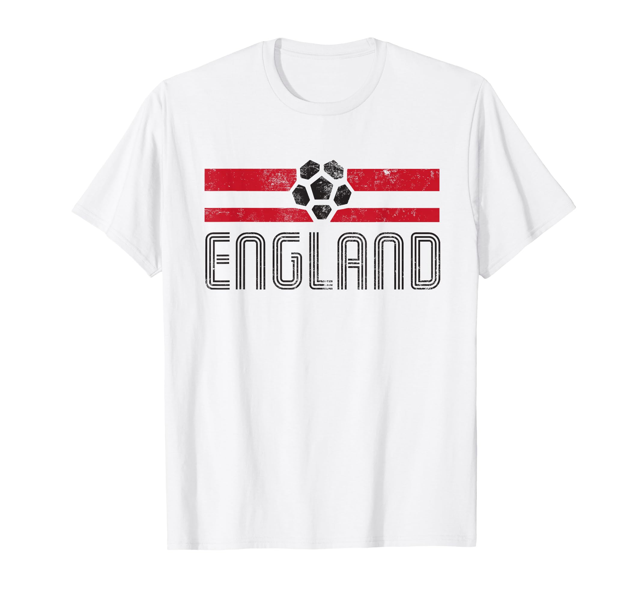 England Stripe Euro Football T-Shirt - Streetwear Style for Adults - T-Shirt, Sweatshirt, Hoodie