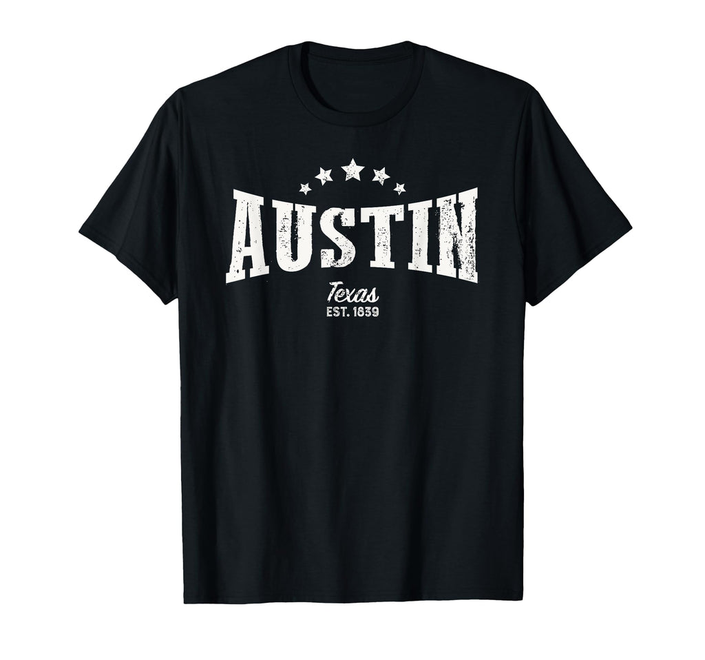 Austin Tx Distressed Home City Pride T-Shirt - Unique Graphic for Adults - T-Shirt, Sweatshirt, Hoodie