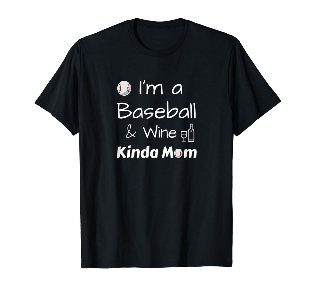 Baseball Wine Lover Mom Funny Wino T-Shirt - Streetwear Style for Adults - T-Shirt, Sweatshirt, Hoodie