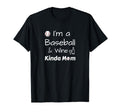Baseball Wine Lover Mom Funny Wino T-Shirt - Streetwear Style for Adults - T-Shirt, Sweatshirt, Hoodie