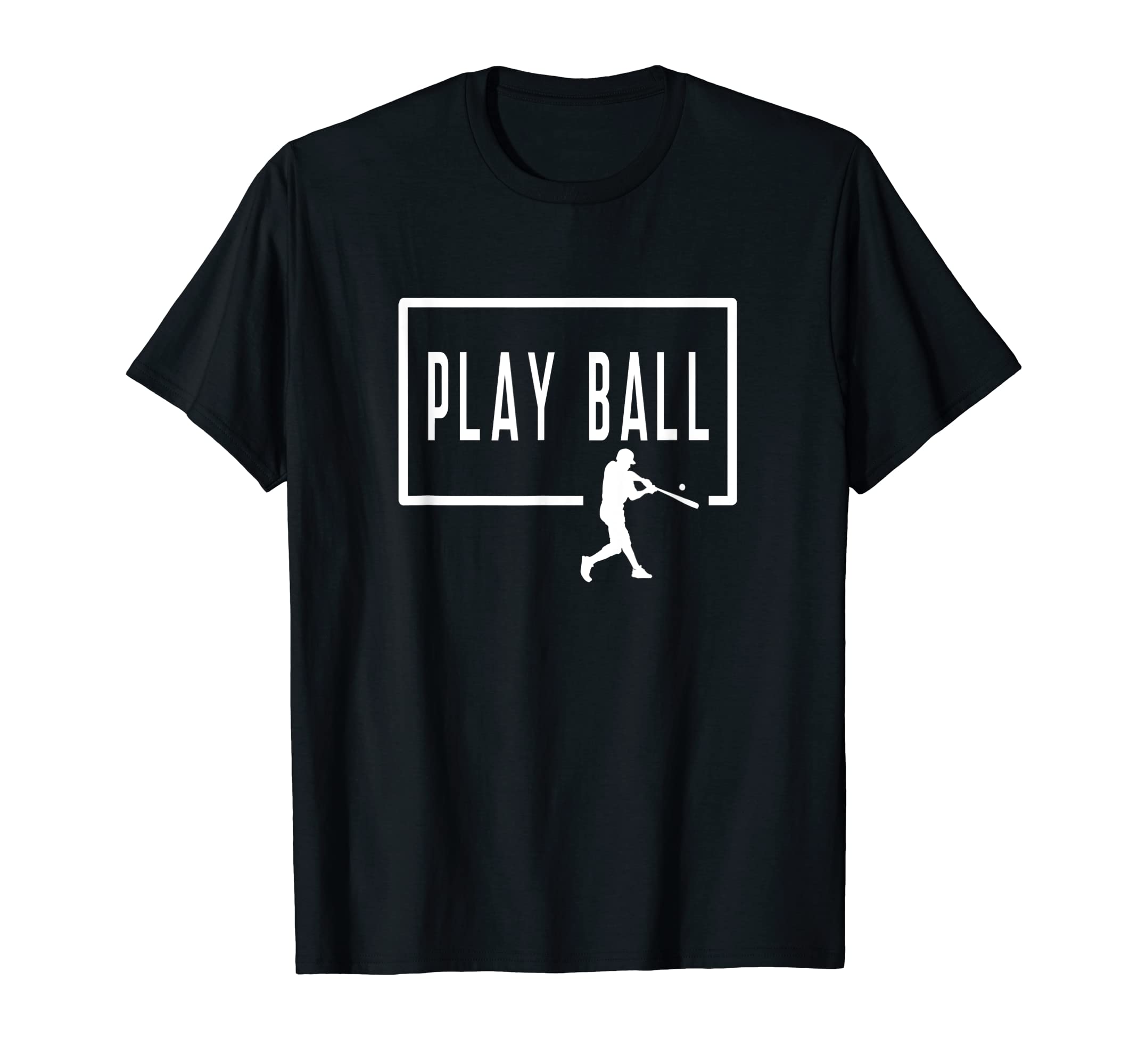 Play Ball Baseball Batter Homerun T-Shirt - Novelty Apparel Men Women - T-Shirt, Sweatshirt, Hoodie