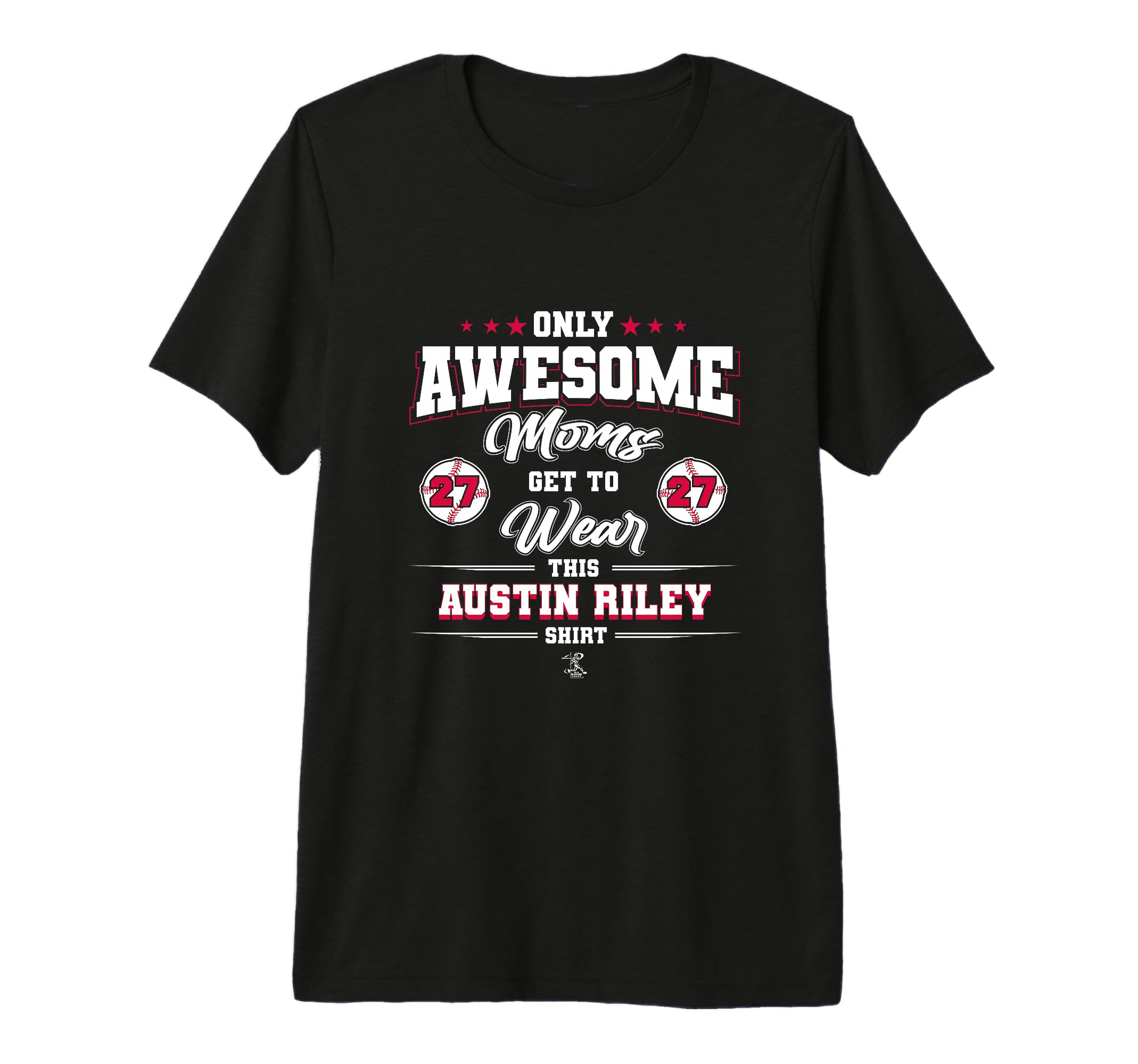 Austin Riley Awesome Moms Tri Blend T-Shirt - Fun Novelty Design Unisex - T-Shirt, Sweatshirt, Hoodie