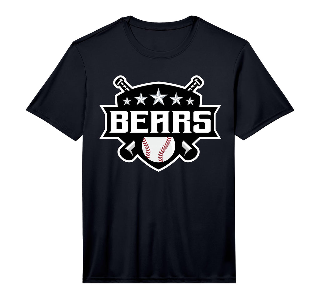 Bears Baseball Sports Game Day T-Shirt - Fun Novelty Design Men Women - T-Shirt, Sweatshirt, Hoodie