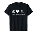 Peace Love Chihuahua T-Shirt - Minimalist Print Unisex - T-Shirt, Sweatshirt, Hoodie