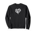 Y2K Tribal Heart Tattoo Sweatshirt - Aesthetic Graphic Unisex - T-Shirt, Sweatshirt, Hoodie
