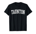 Taunton Ma Distressed White Varsity T-Shirt - Novelty Apparel Men Women - T-Shirt, Sweatshirt, Hoodie