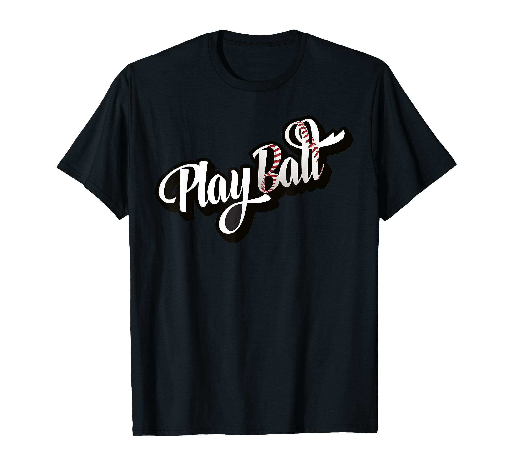 Playball Baseball And Softball T-Shirt - Custom Art Print Unisex - T-Shirt, Sweatshirt, Hoodie