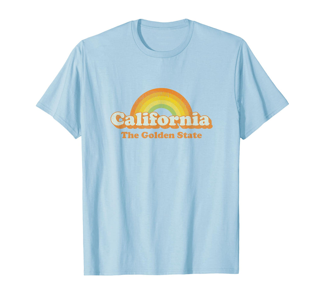 California 70S Rainbow T-Shirt - Aesthetic Graphic for Adults - T-Shirt, Sweatshirt, Hoodie