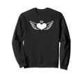 Aesthetic Y2K Fairy Wings Heart Sweatshirt - Streetwear Style for Adults - T-Shirt, Sweatshirt, Hoodie