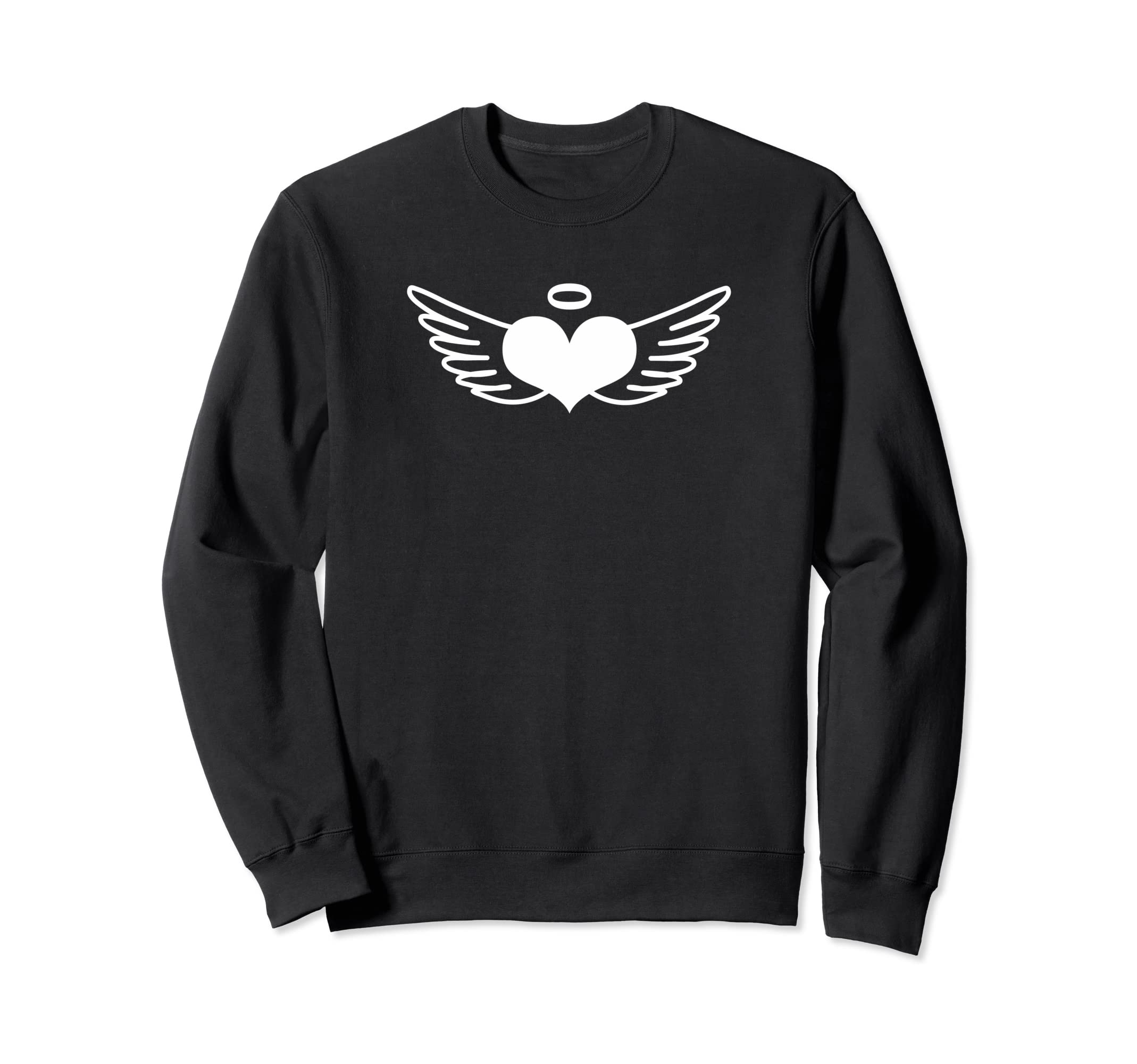 Aesthetic Y2K Fairy Wings Heart Sweatshirt - Streetwear Style for Adults - T-Shirt, Sweatshirt, Hoodie