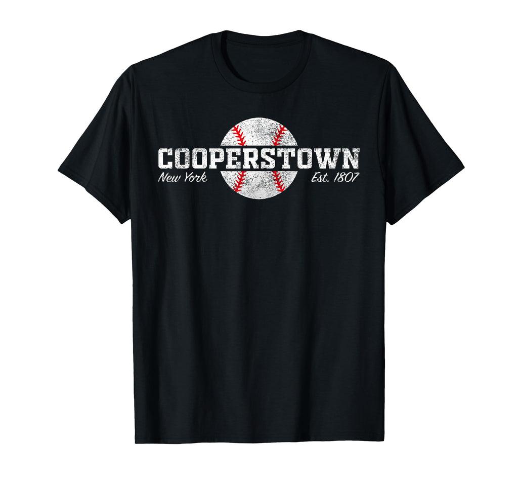 Cooperstown New York T-Shirt - Custom Art Print for Adults - T-Shirt, Sweatshirt, Hoodie