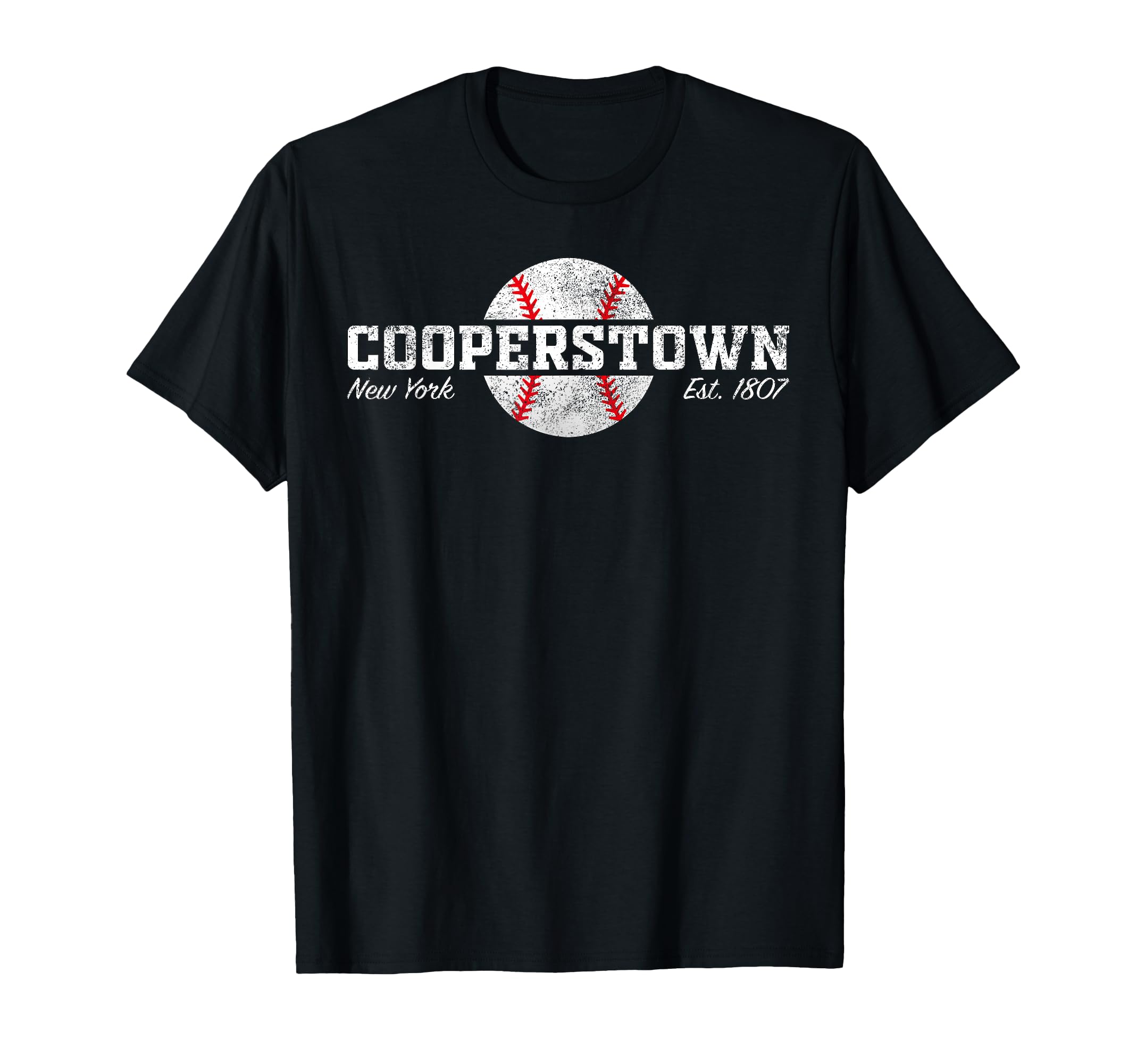 Cooperstown New York T-Shirt - Custom Art Print for Adults - T-Shirt, Sweatshirt, Hoodie