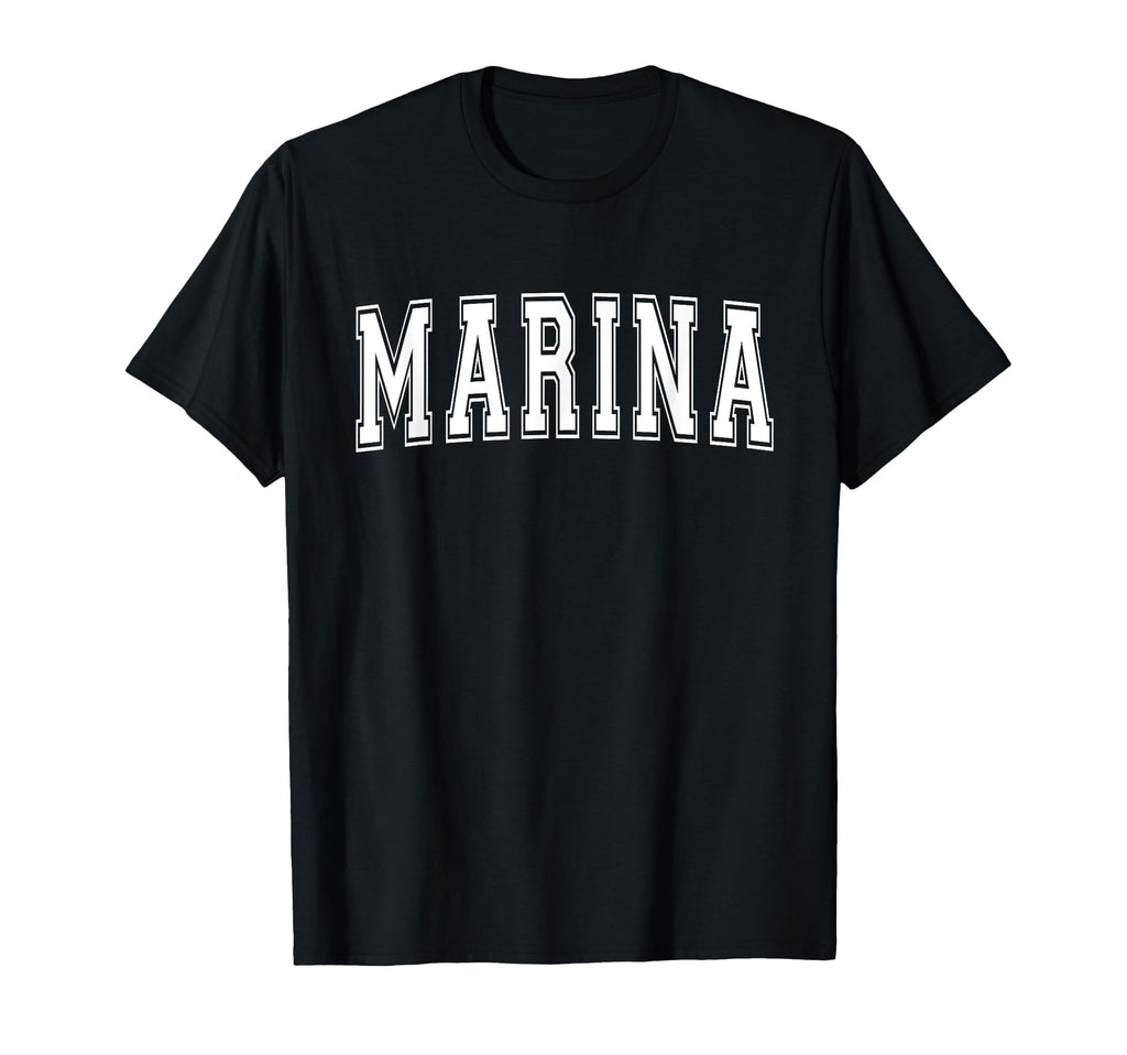 Marina Ca California Usa Sports Varsity T-Shirt - Novelty Apparel Unisex - T-Shirt, Sweatshirt, Hoodie