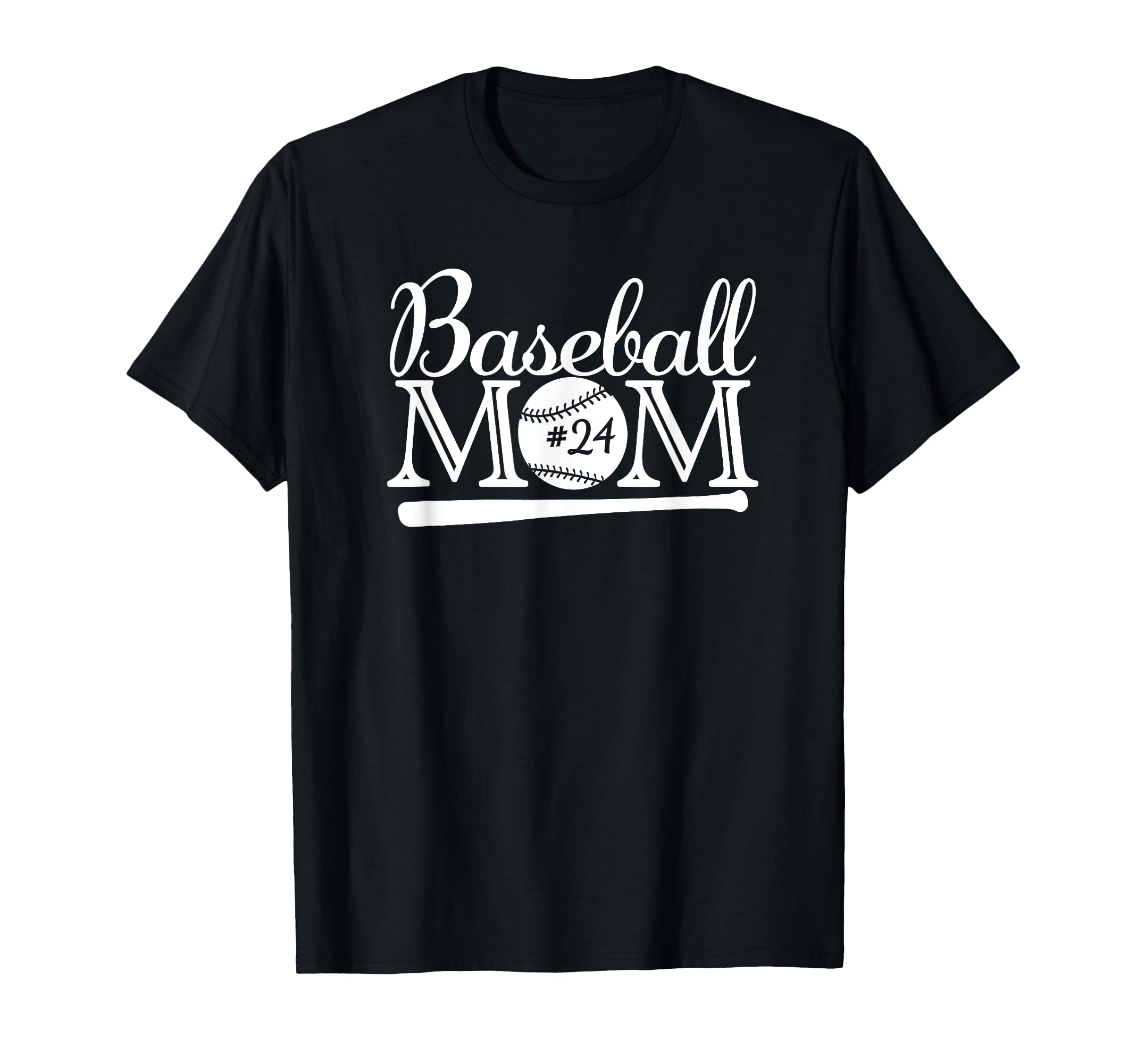 Baseball 24 Jersey Mom Favorite T-Shirt - Minimalist Print for Adults - T-Shirt, Sweatshirt, Hoodie