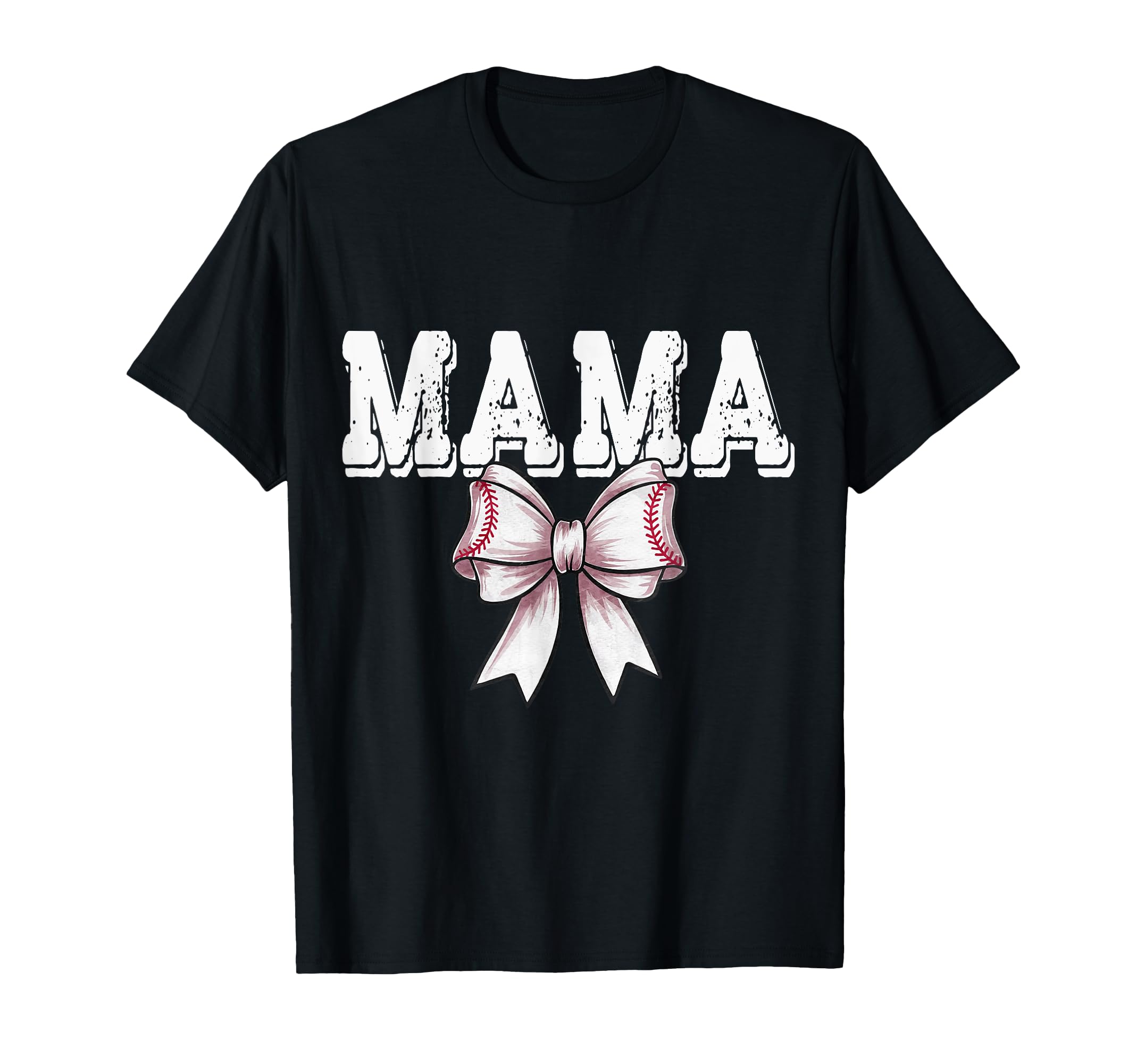 Coquette Baseball Bow Mom Sister T-Shirt - Casual Everyday Wear for Adults - T-Shirt, Sweatshirt, Hoodie