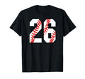 Baseball Mom 26 Jersey Baseball T-Shirt - Fun Novelty Design for Adults - T-Shirt, Sweatshirt, Hoodie