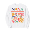 Nana Boho Floral Folk Art Flowers Sweatshirt - Graphic Print Men Women - T-Shirt, Sweatshirt, Hoodie