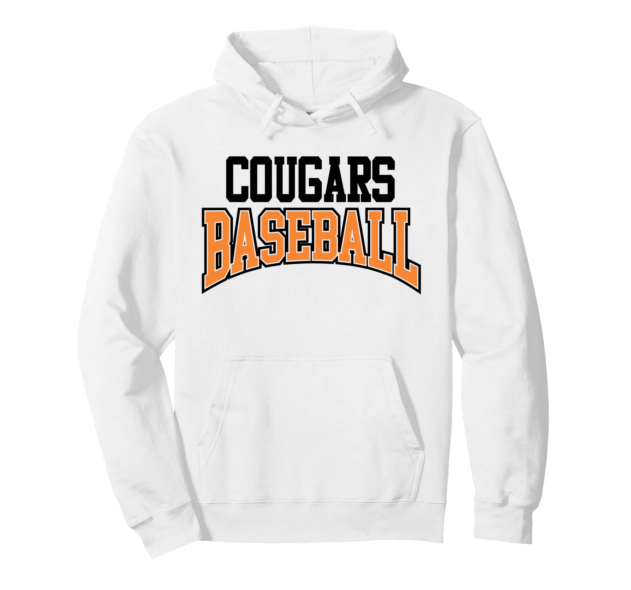 Cougars Baseball Mom Mascot Sports Hoodie - Minimalist Print Men Women - T-Shirt, Sweatshirt, Hoodie