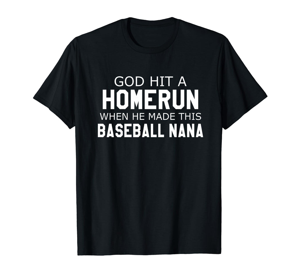 God Hit Homerun When He Made This T-Shirt - Minimalist Print for Adults - T-Shirt, Sweatshirt, Hoodie
