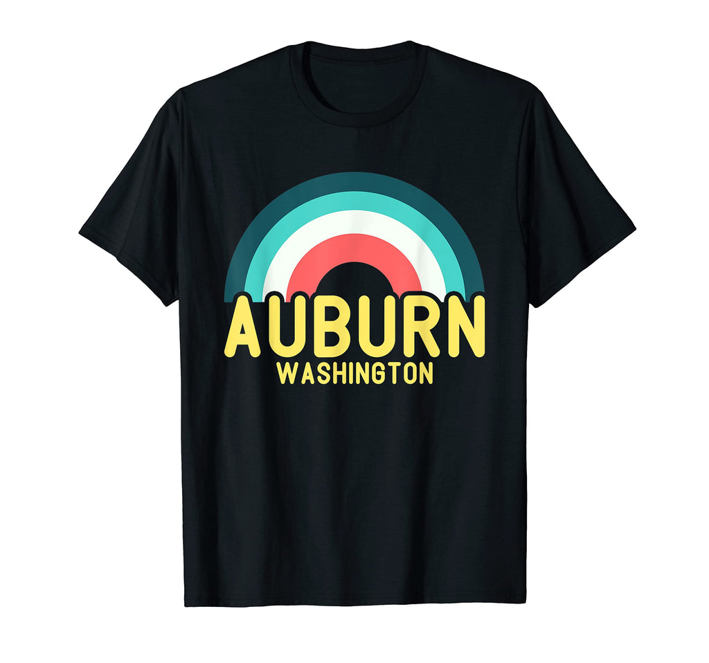 Auburn Washington Rainbow T-Shirt - Streetwear Style Men Women - T-Shirt, Sweatshirt, Hoodie
