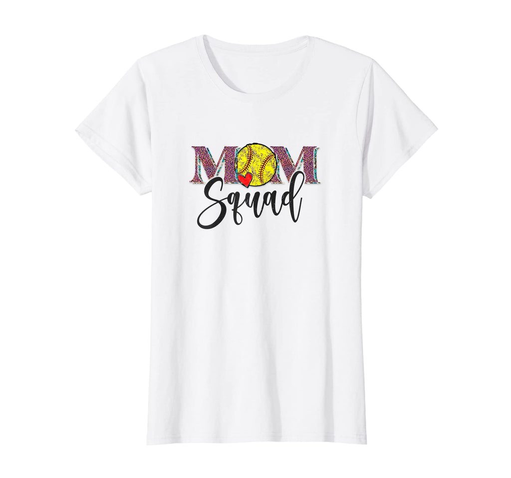 Womens Mom Squad Baseball Proud Mom T-Shirt - Aesthetic Graphic Unisex - T-Shirt, Sweatshirt, Hoodie