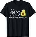 Peace, Love And Avocado Retro - Adult & Kids T-Shirts, Sweatshirts & Hoodies apparel design preview 1