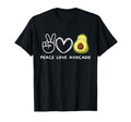 Peace Love Avocado Avocado Lover T-Shirt - Casual Everyday Wear Men Women - T-Shirt, Sweatshirt, Hoodie